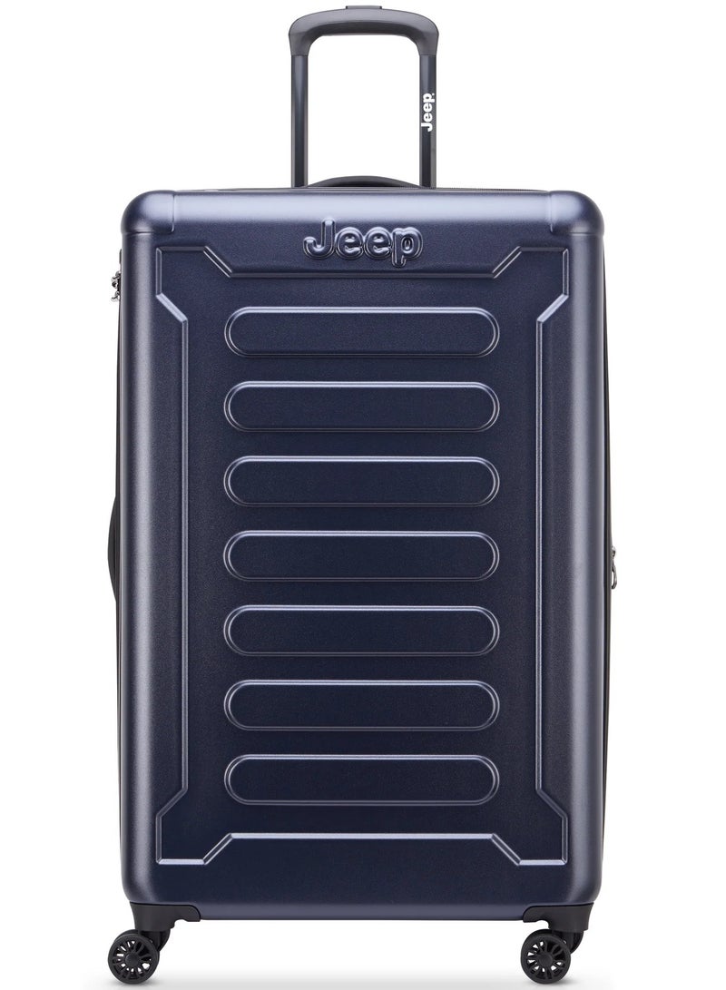 Jeep JH004C 80 cm Hardcase 4-Double Wheeled Expandable Check-In Luggage Trolley - Peacoat Navy - Image 1